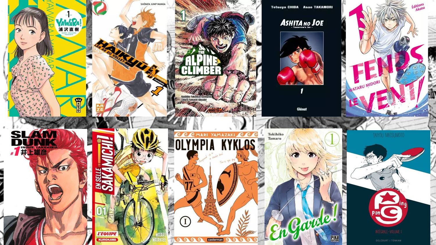 Paris 2024 : "Slam dunk", "Ippo", "Running girl"... Avant les JO, notre sélection de mangas consacrés au sport