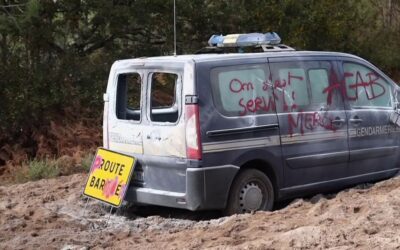 Manifestation contre ligne à grande vitesse dégénère en Gironde